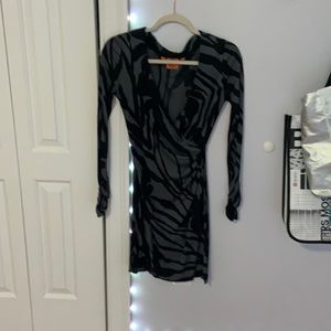 Black and gray Tory Burch dress